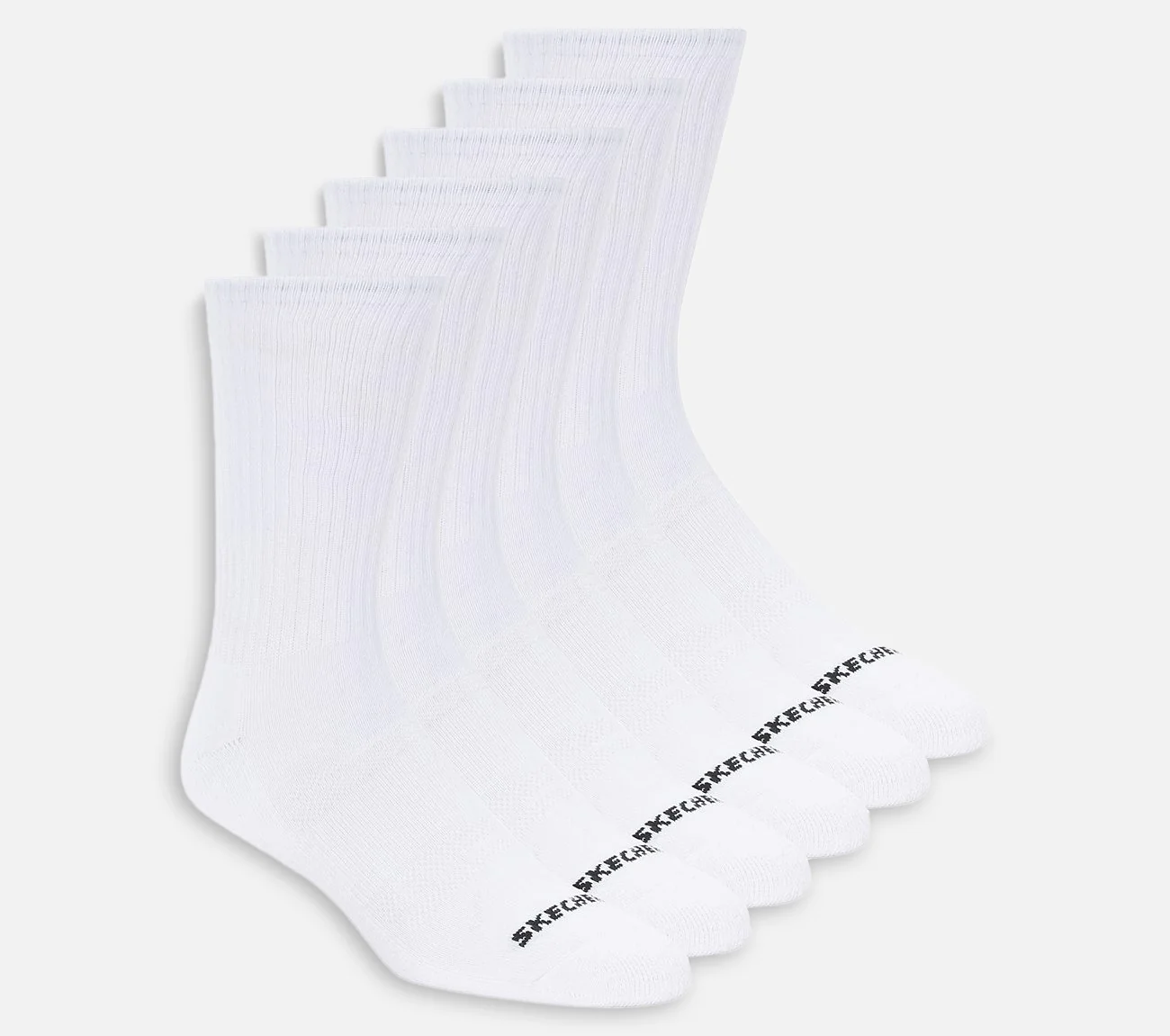 6 parin pakkaus sporttisia crew-sukkia