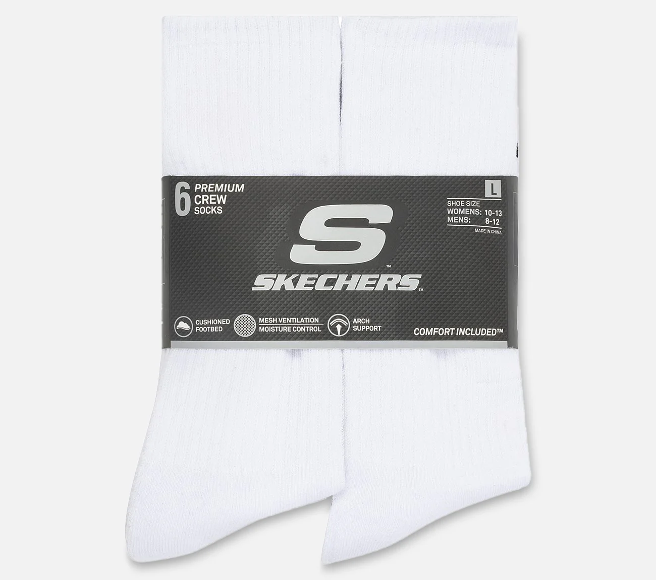 6 parin pakkaus sporttisia crew-sukkia - Image 2