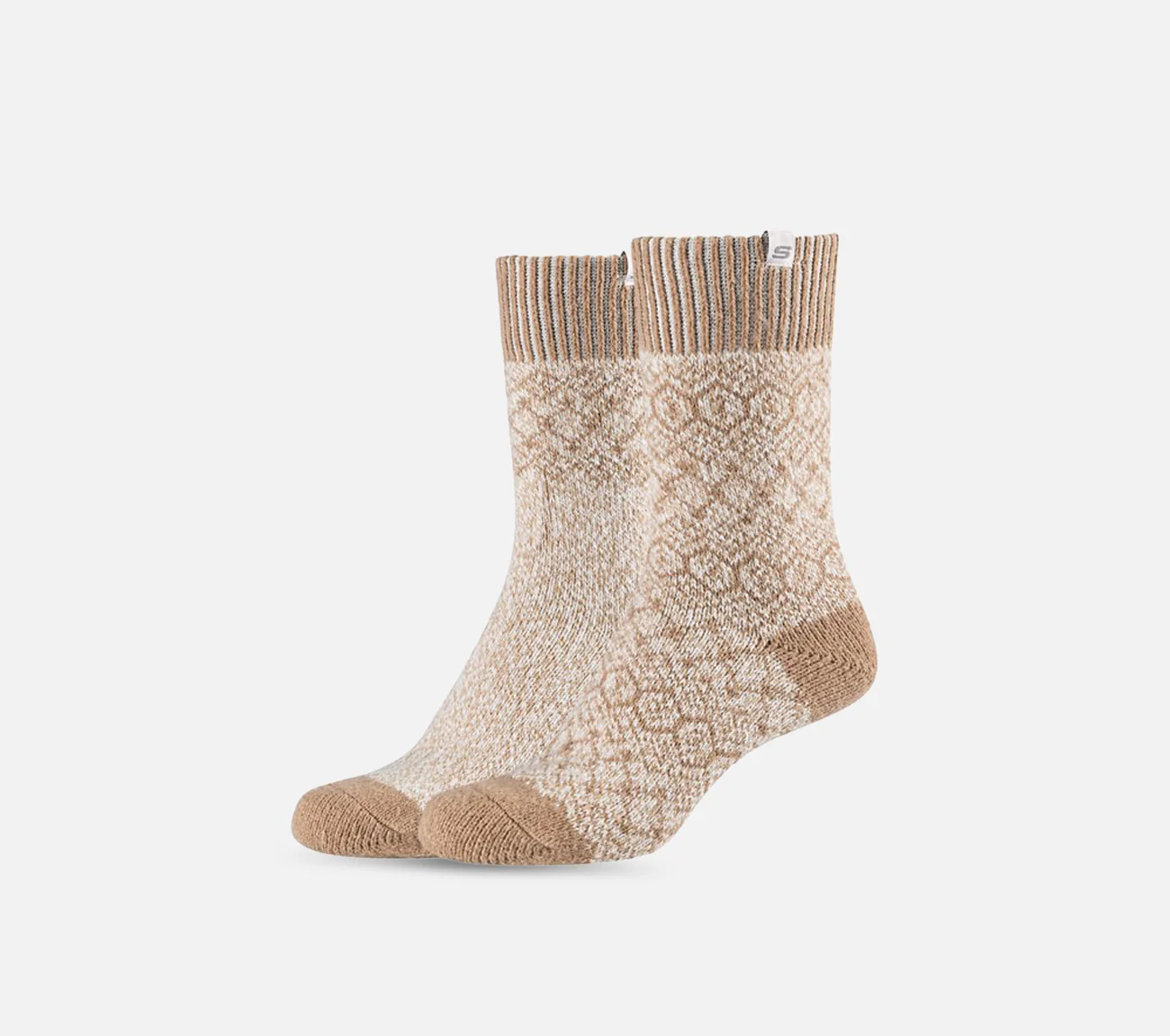 2-pack jacquard-kuvioisia sukkia