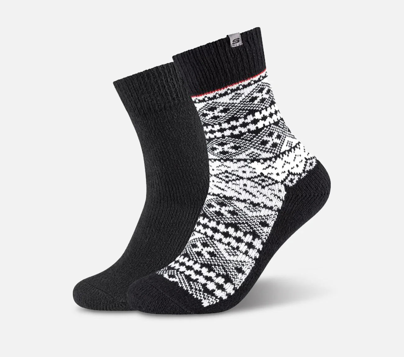 2-pack jacquard-kuvioisia sukkia