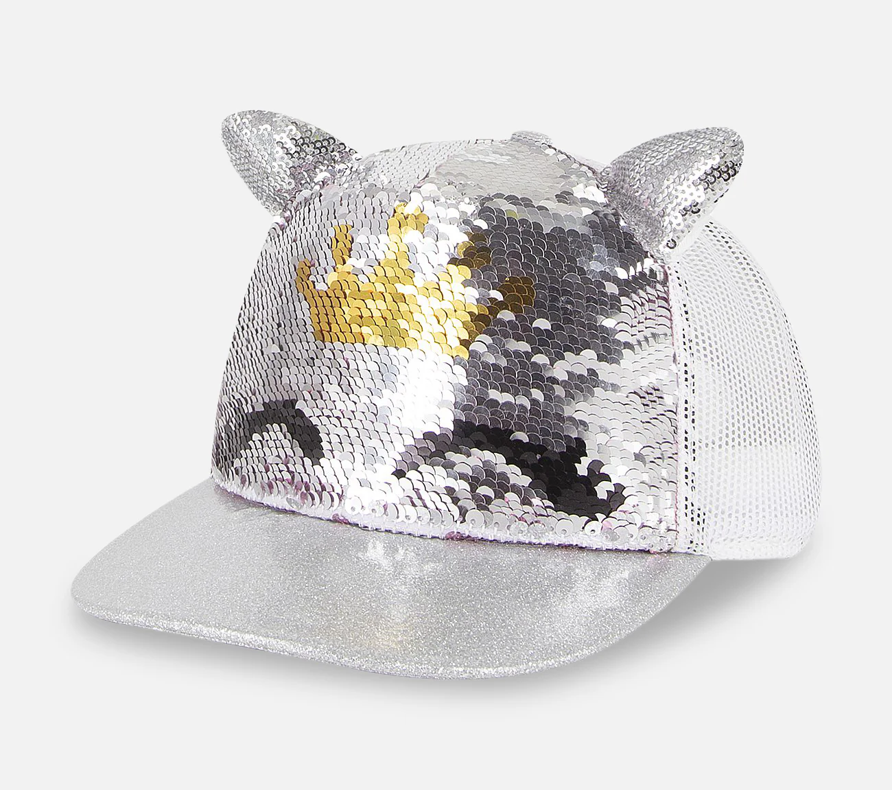Caticorn Sequin Trucker Hat - Image 6