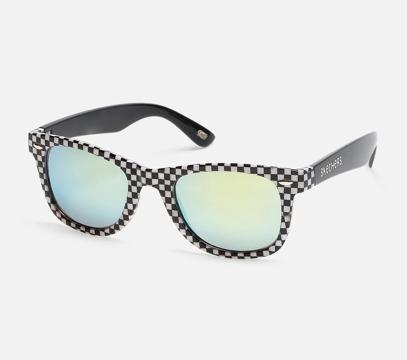 Checkered Wayfarer Sunglasses