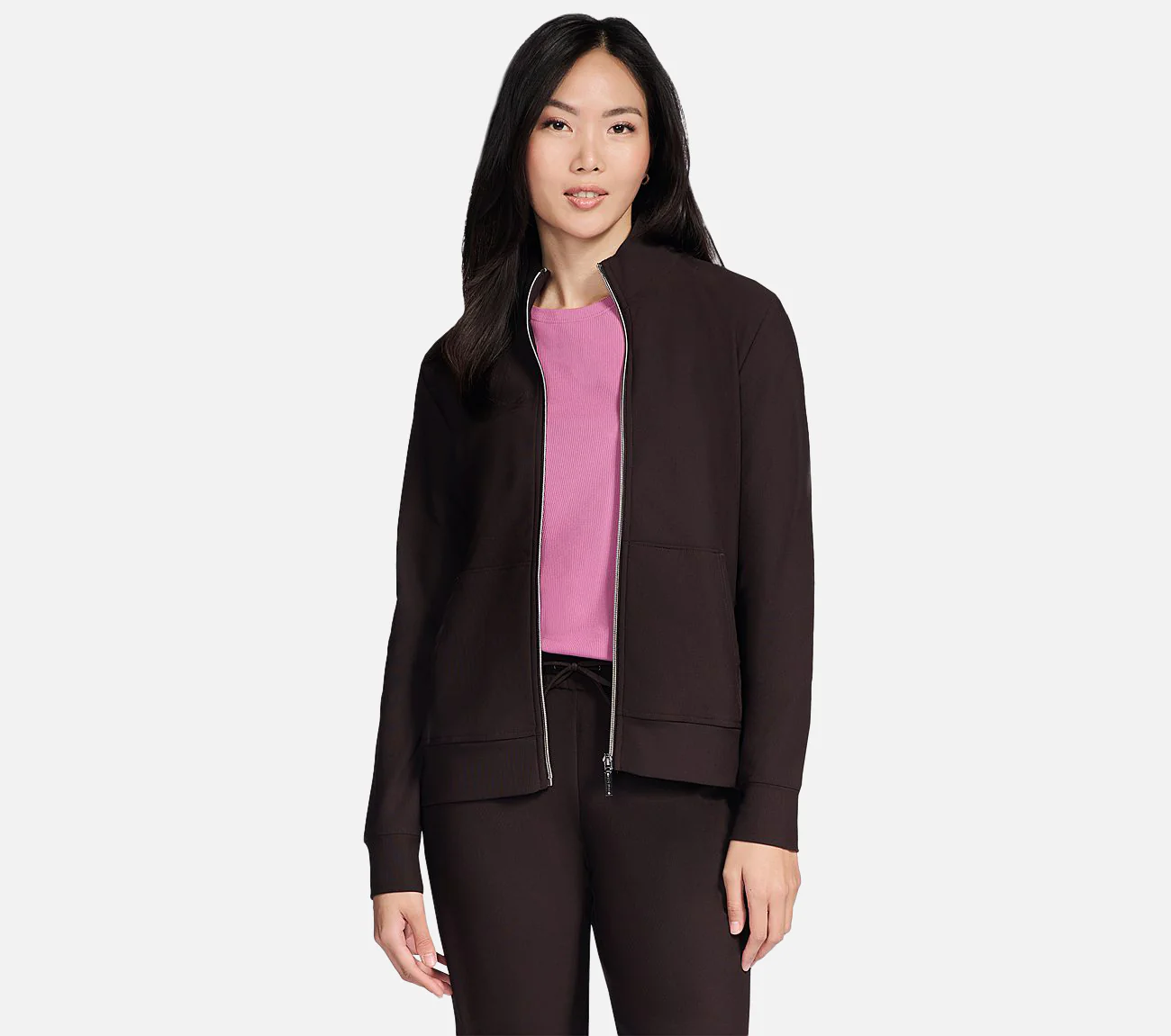 GO LUXE RIB Full Zip Jacket