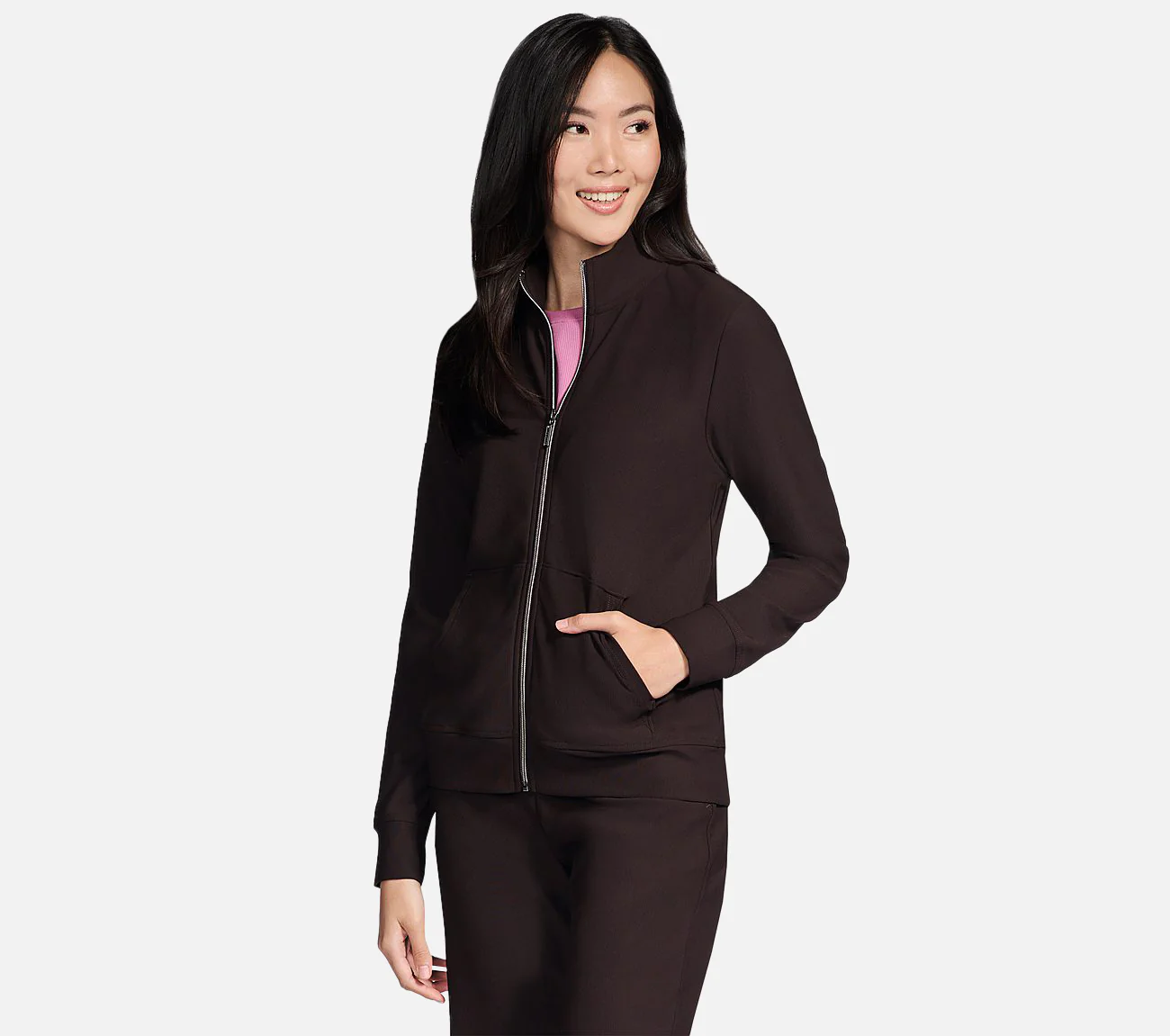 GO LUXE RIB Full Zip Jacket - Image 4