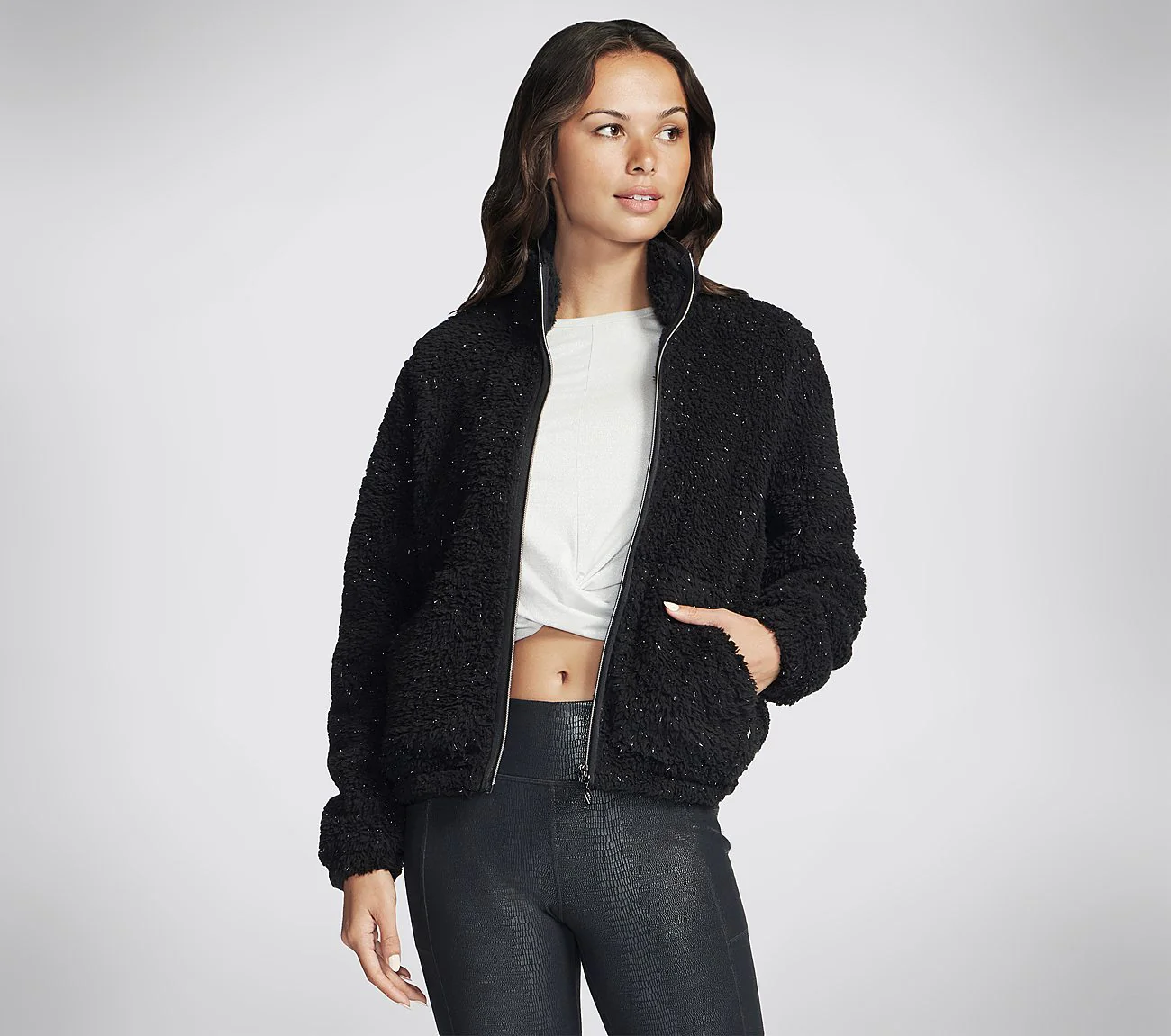 GO SNUGGLE Shine Sherpa Jacket - Image 3