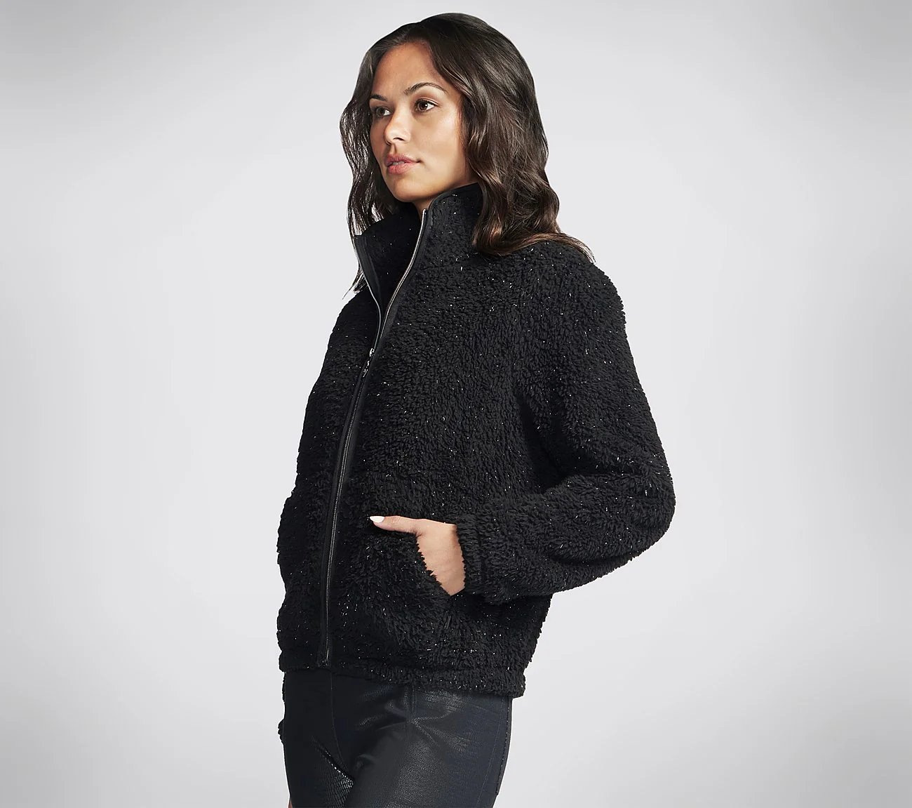 GO SNUGGLE Shine Sherpa Jacket - Image 4