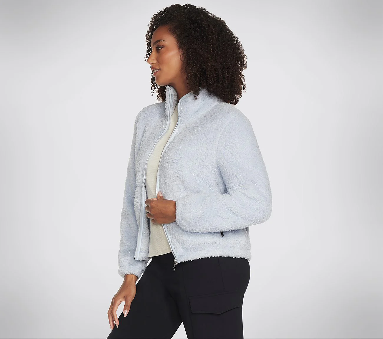 GO SNUGGLE Shine Sherpa Jacket - Image 3