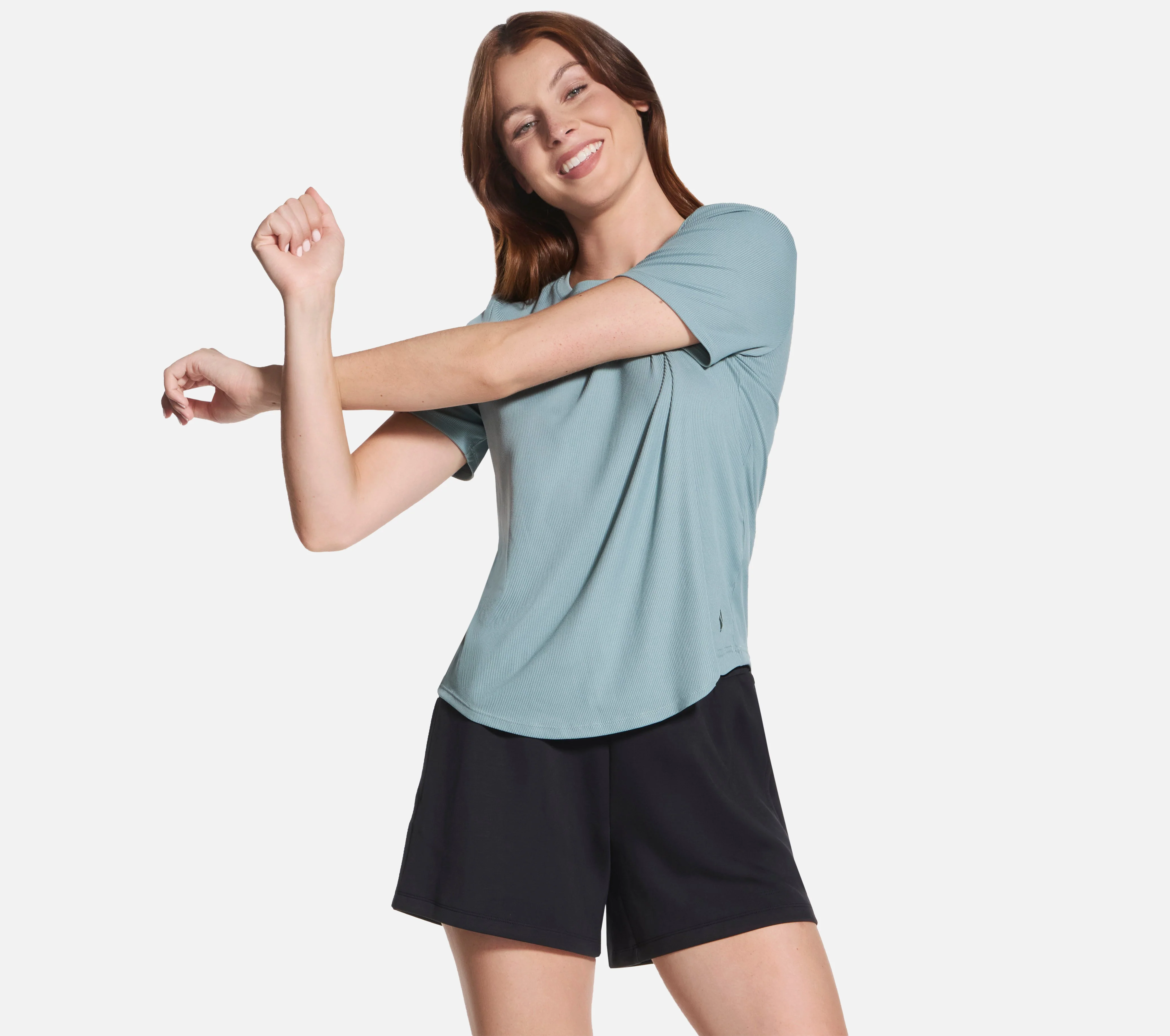 GO WALK Luxe Rib Tee - Image 4