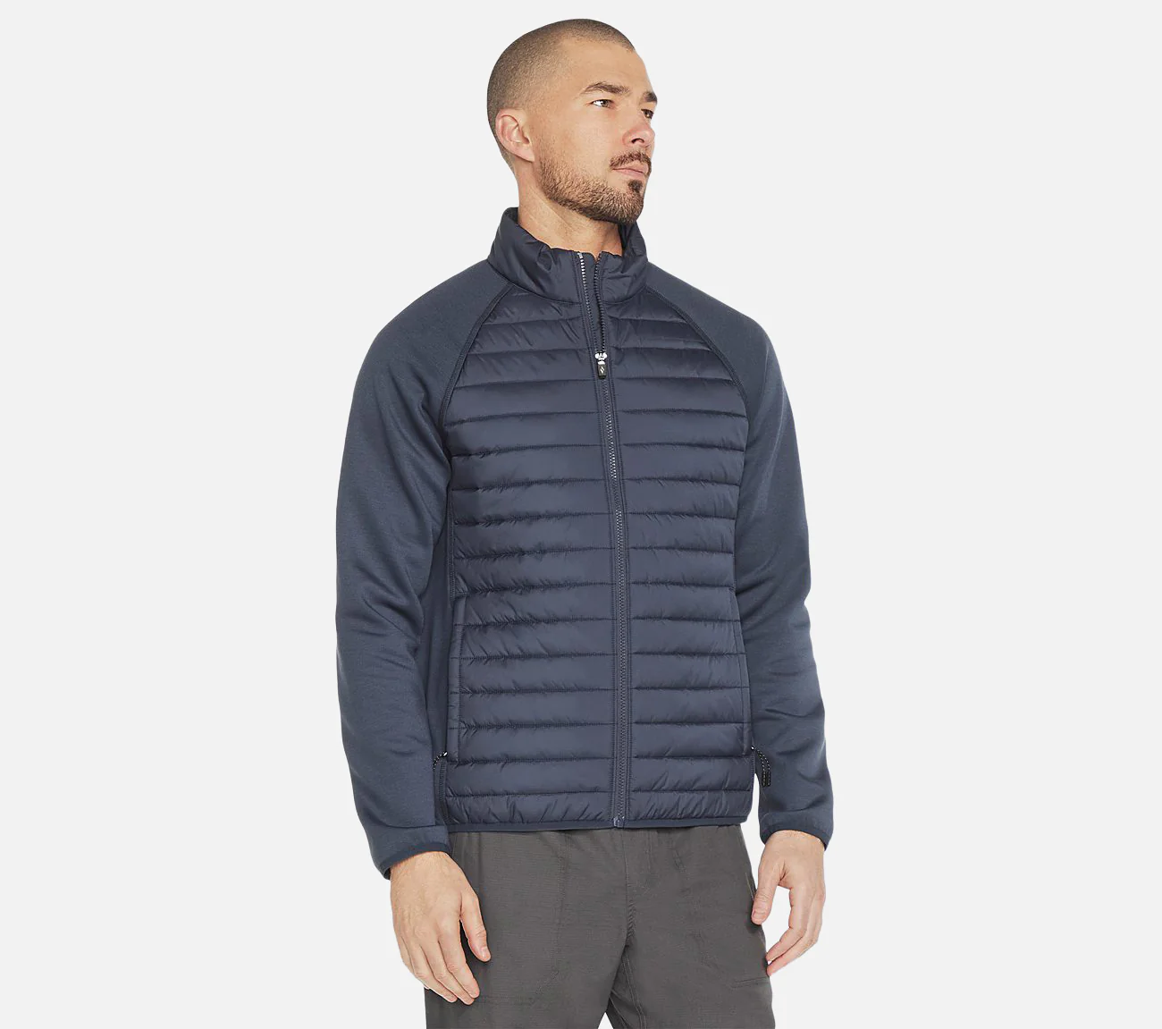 Hoodless Hoodies Cozy Fit Hybrid Jacket