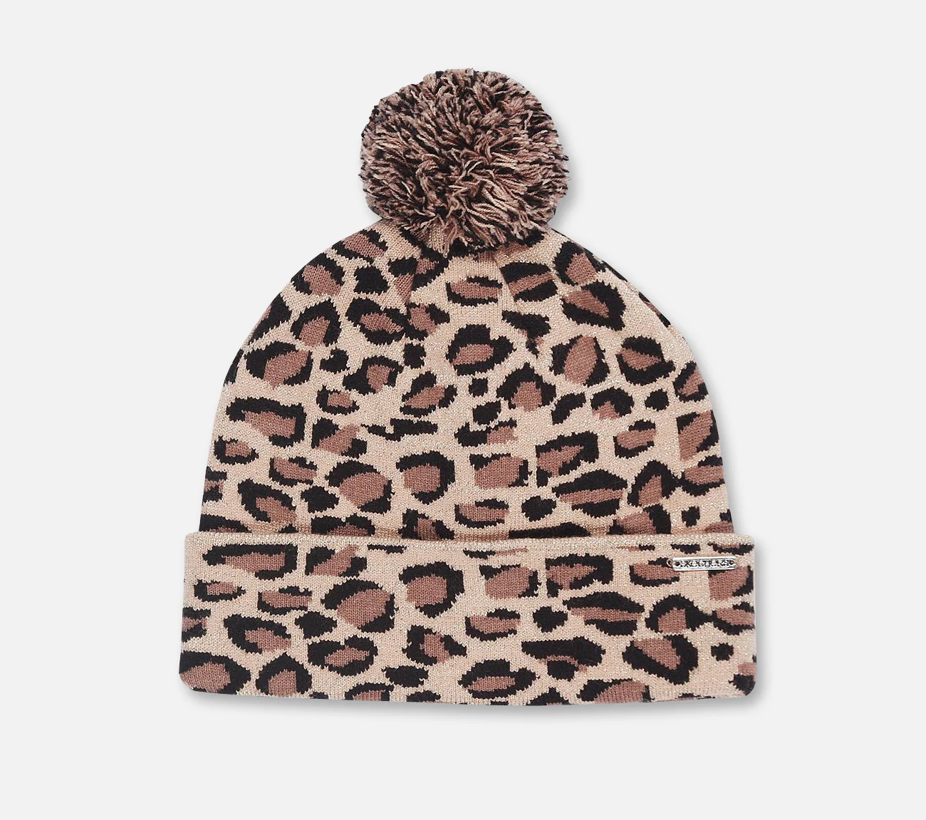 Leopard Jacquard -neulepipo