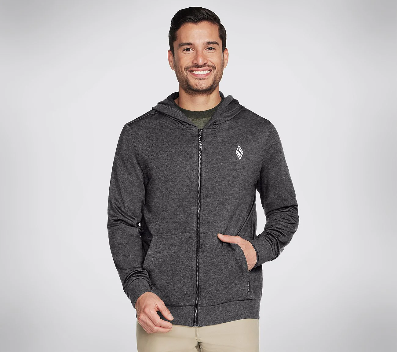 SKECH-KNITS ULTRA GO Full Zip Hoodie