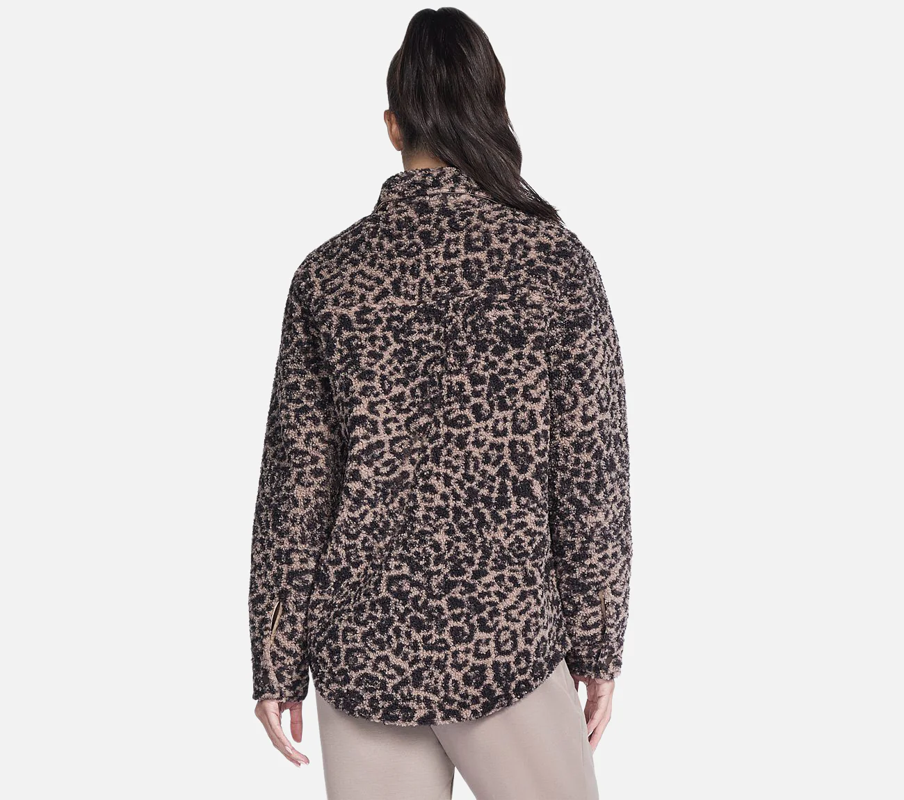 On-the-GO Cheetah Sherpa Jacket - Image 2