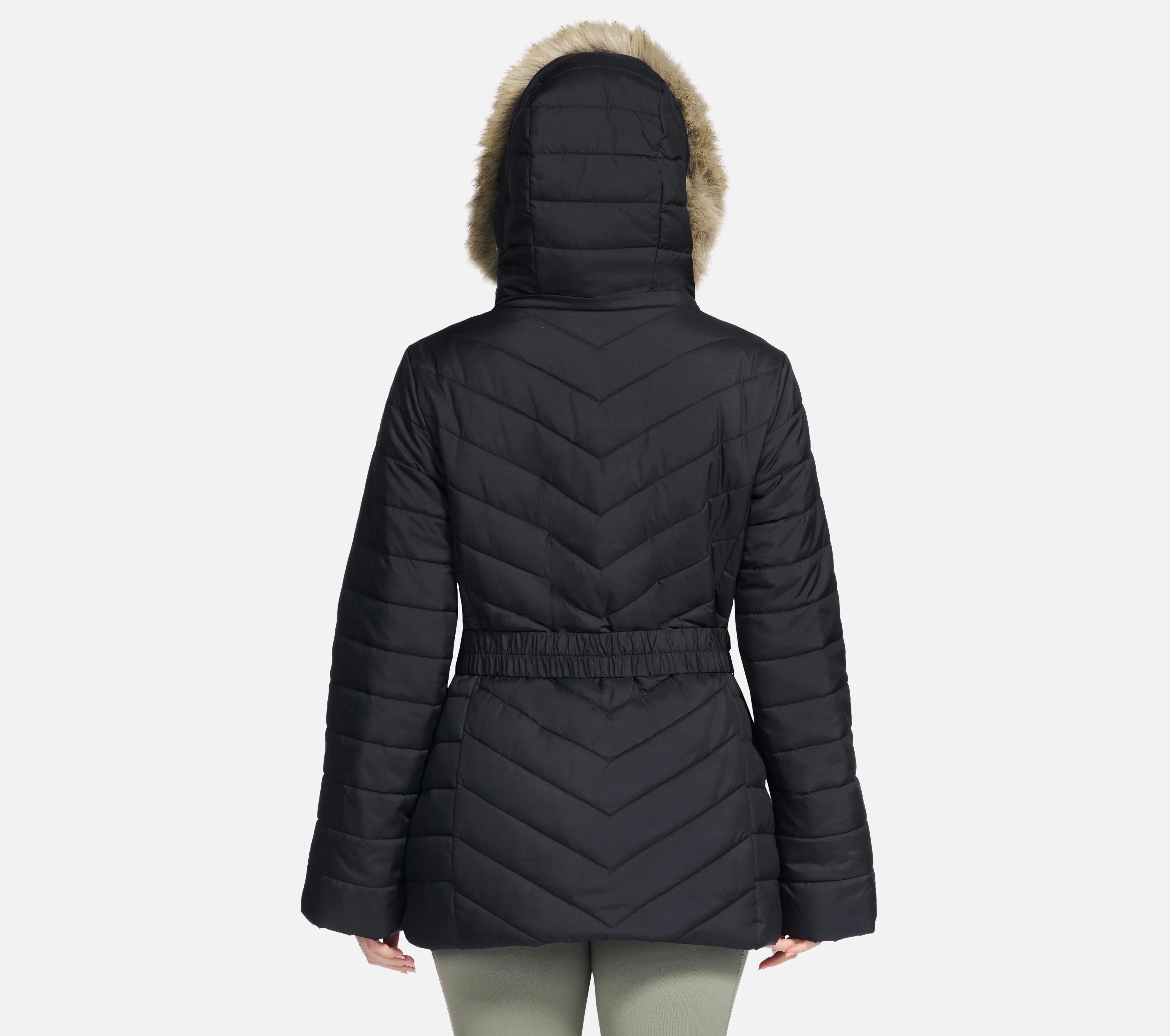 On-the-GO GO SHIELD Cozy Fit Belted Parka - Image 2